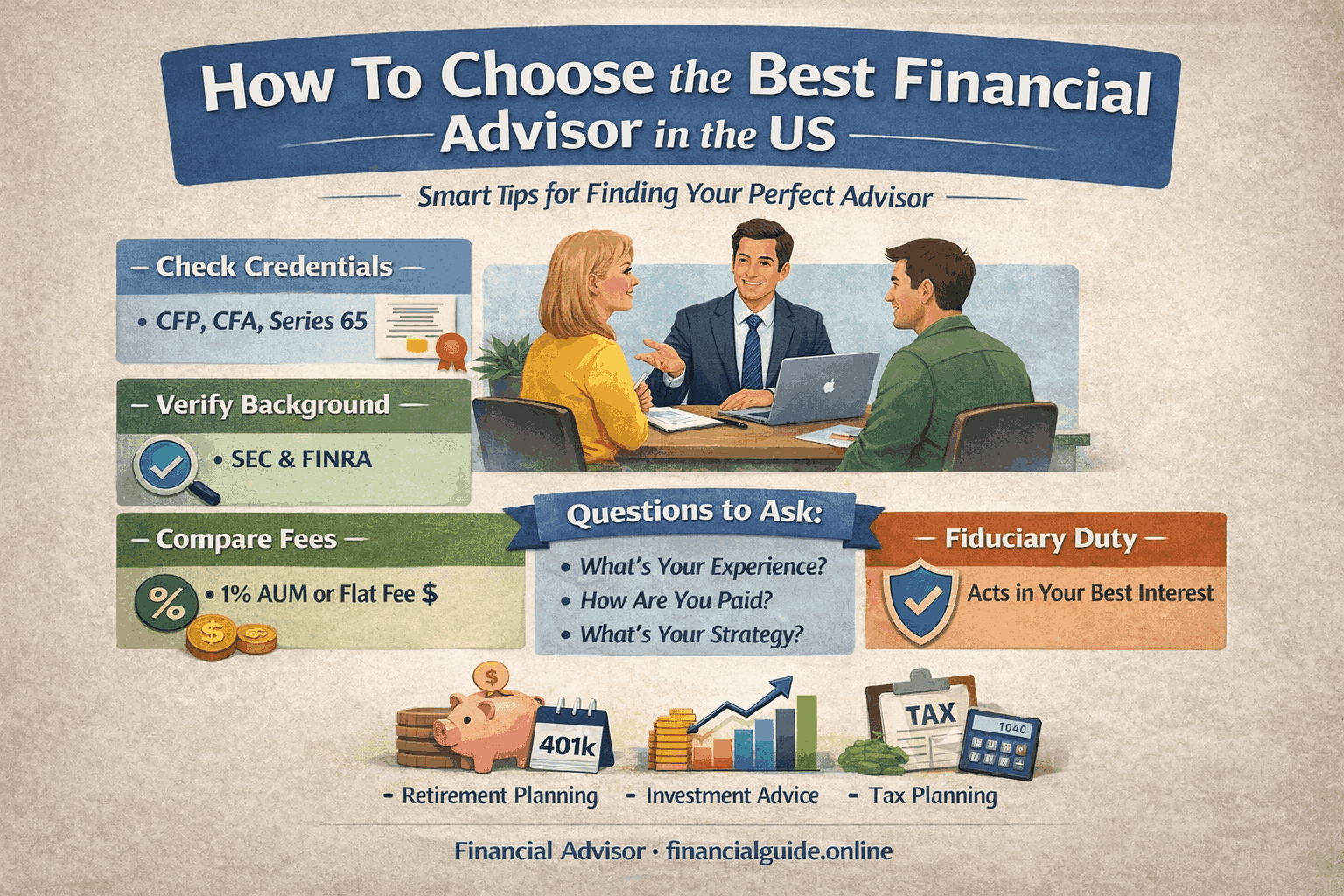 How To Choose Best Financial Advisor In US